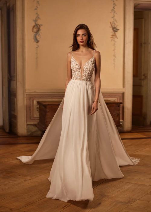 Robe de mariée Fluide -Incontournable- AP -SZ- 208
