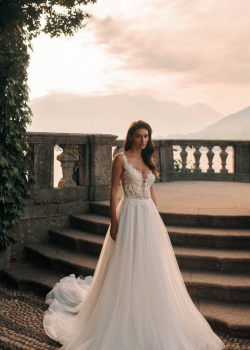 Robe de mariée – Fluide – Incontournable -KT- 01- 215