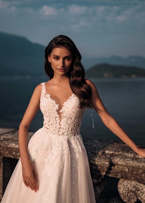 Robe de mariée – Fluide – Incontournable -KT- 03- 220