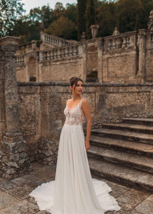 Robe de mariée – Fluide – Incontournable -KT- 27- 233