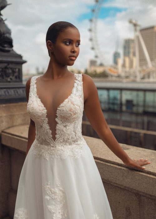 Robe de mariée – Fluide – Incontournable -KT- L08- 247