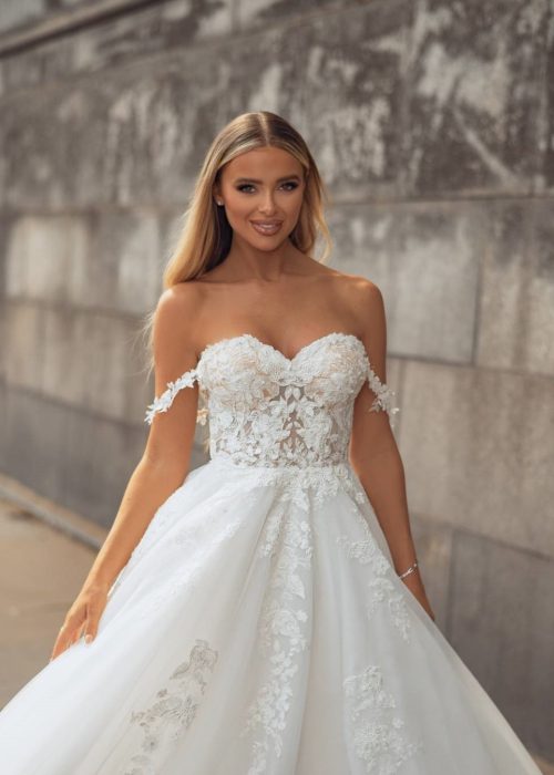 Robe de mariée – Fluide – Incontournable -KT- L09- 250