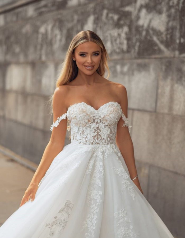 Robe de mariée - Fluide - Incontournable -KT- L09- 250