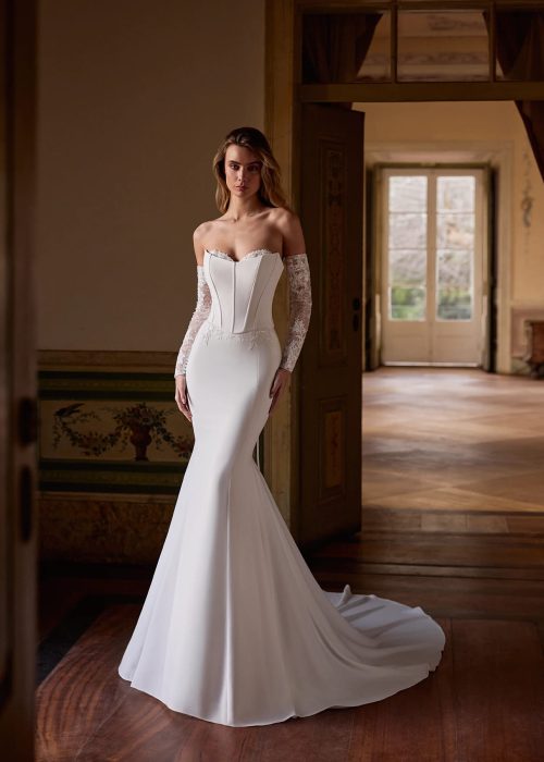 Robe de mariée Fourreau Incontournable AP – 010 – Venus 1
