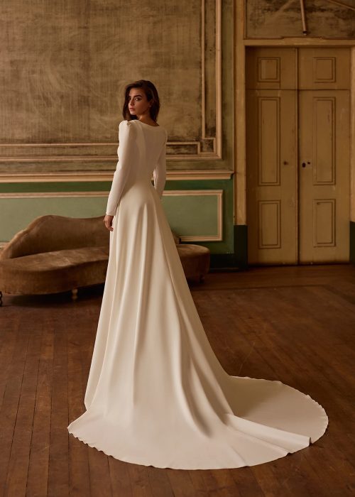 Robe de mariée -Minimaliste – Incontournable – AP- LUC – 517