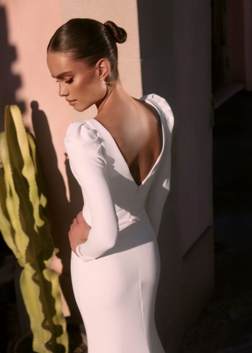 Robe de mariée -Minimaliste – Incontournable – BE- NI- 559