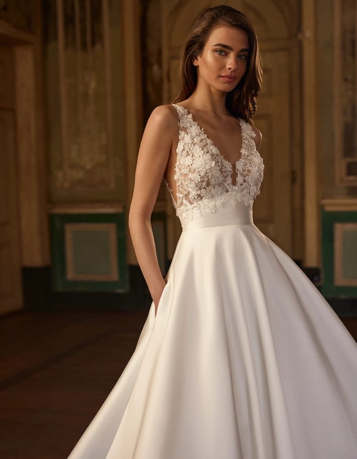 Robe de mariée Trapeze Incontournable AP -Lina 3