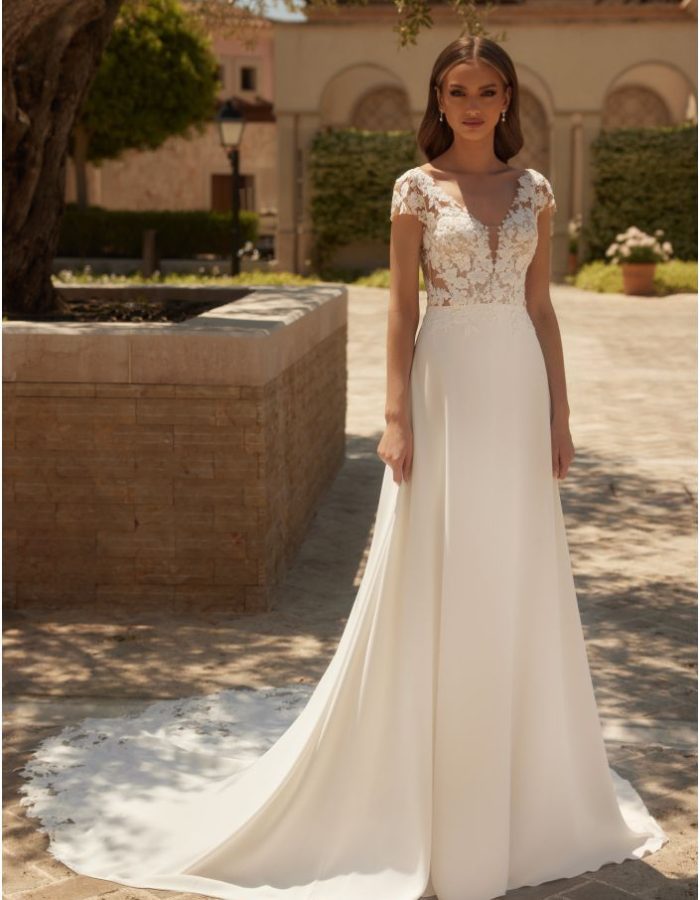 Robe de mariée Trapeze - Incontournable- BE- TU- 120- Tunia