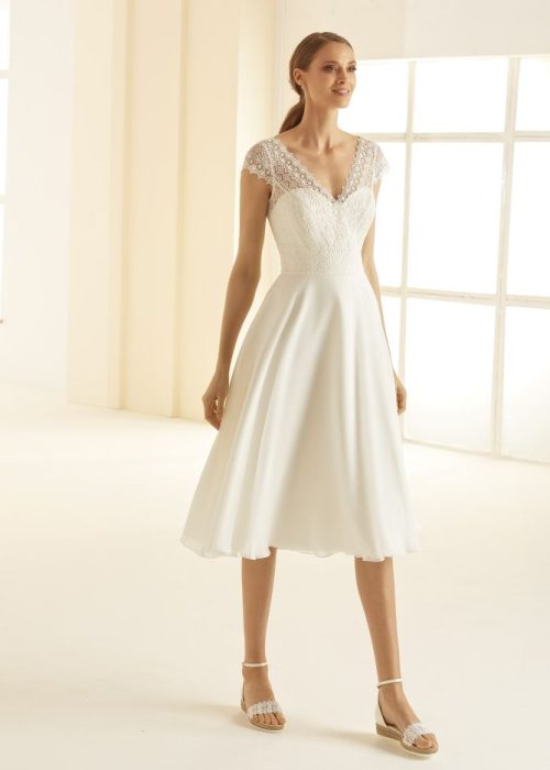 Robe de mariée courte – Incontournable BE- BO- 1006