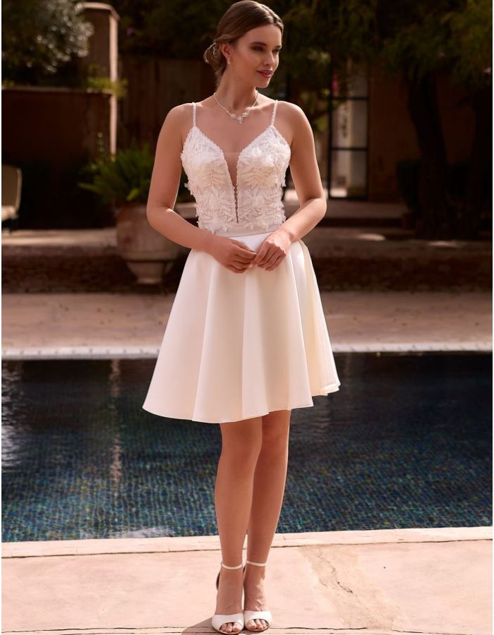 Robe de mariée courte - Incontournable BE- QC- 1009
