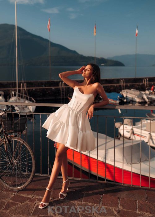 Robe de mariée- courte – Incontournable -KT -16-1037