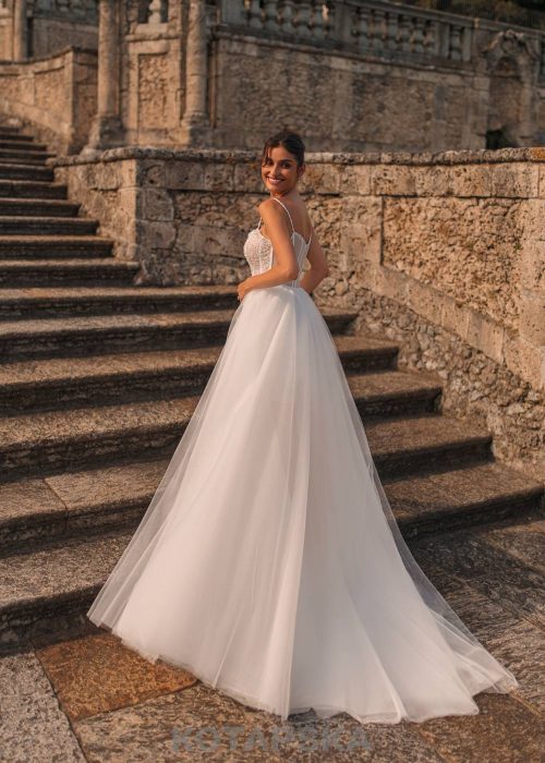 Robe de mariée- courte – Incontournable -KT -17-1042
