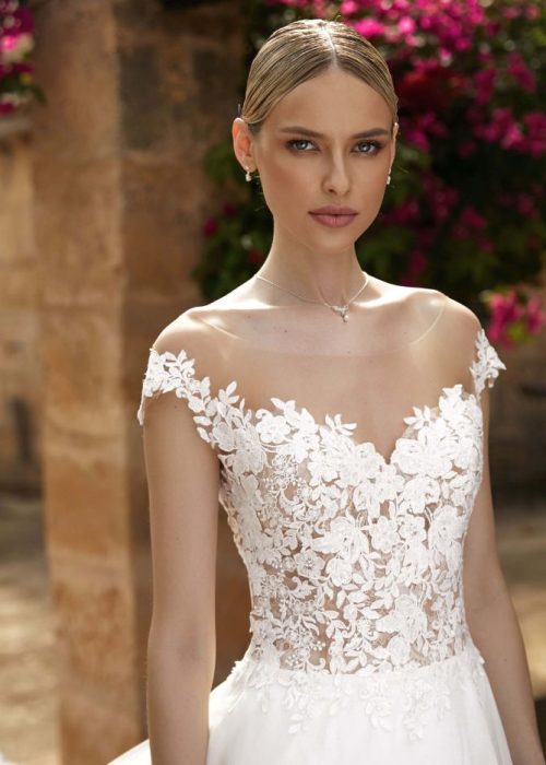 Robe de mariée fourreau- Incontournable BE-AL-032