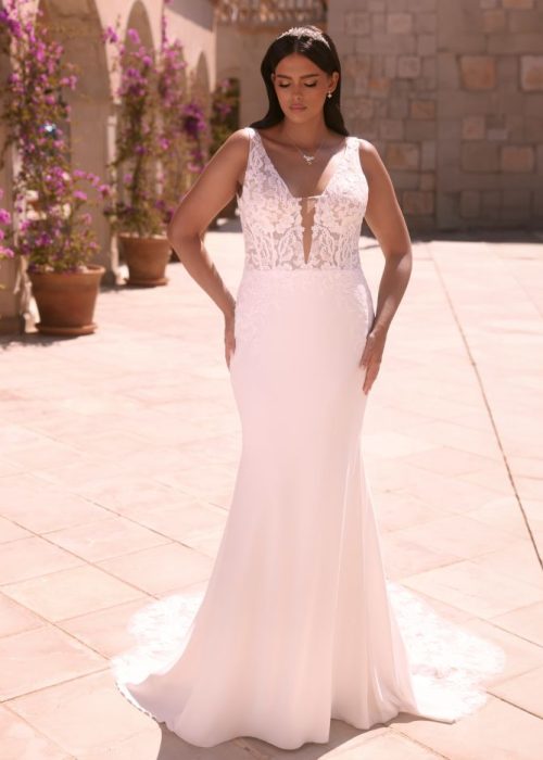 Robe de mariée fourreau- Incontournable BE-NIR-048