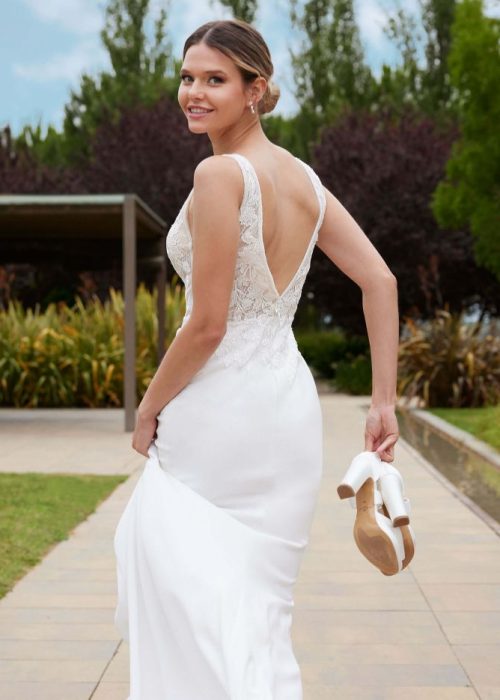 Robe de mariée fourreau- Incontournable BE-NIR-059