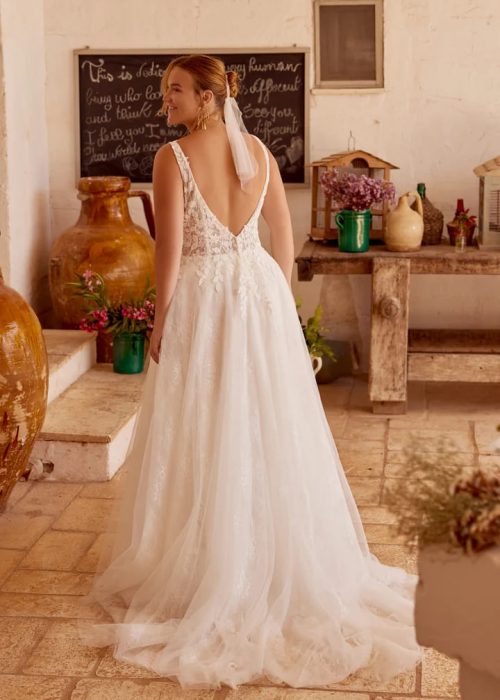 Robe de mariée grande taille – Incontournable -JA- 6632- 2040- – Helene 4