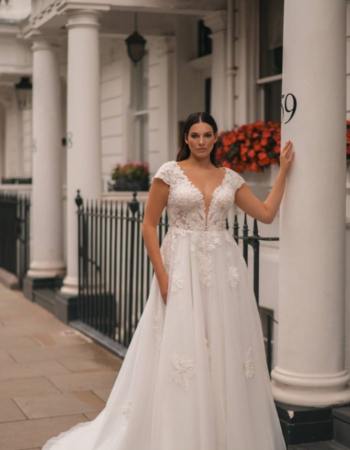 Robe de mariée- grande taille - Incontournable -KT -30 -Violetta 3