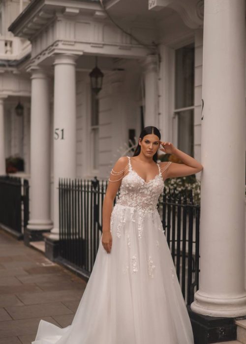 Robe de mariée- grande taille – Incontournable -KT – Numma 4