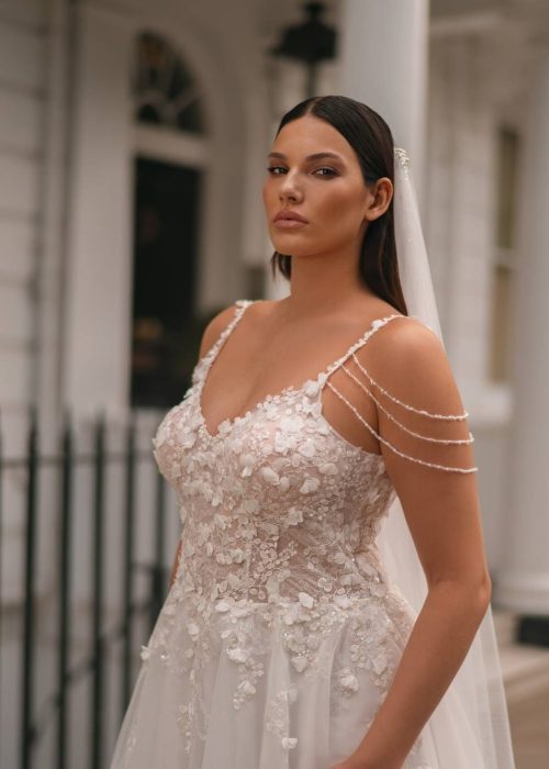 Robe de mariée- grande taille – Incontournable -KT -Numma